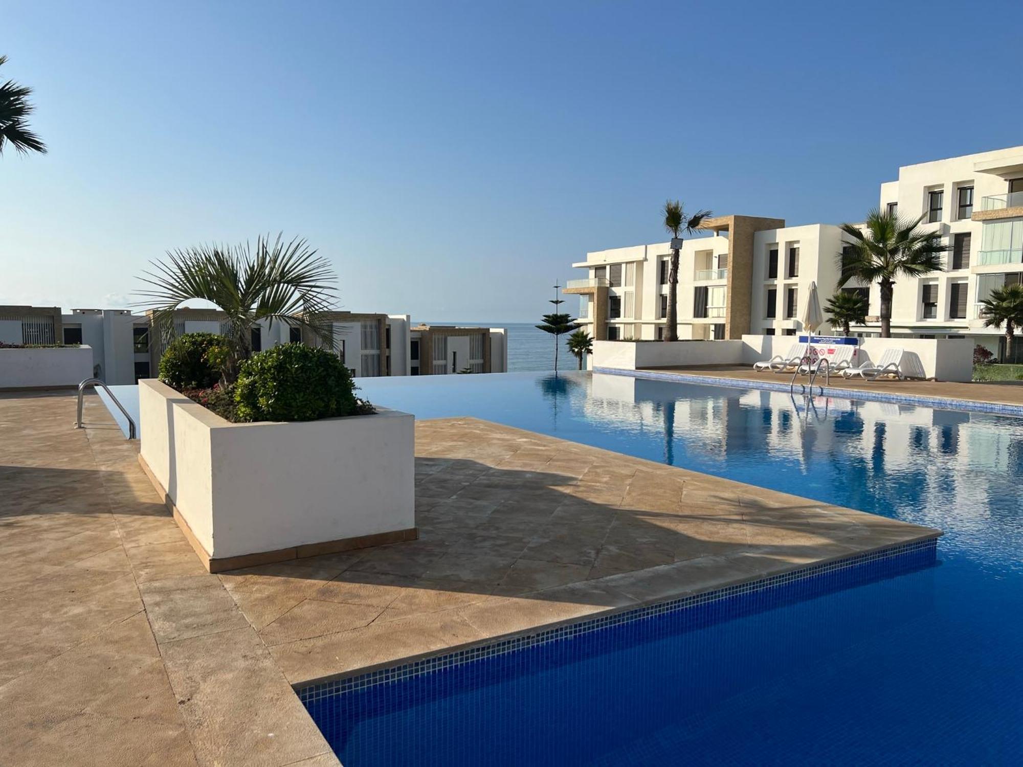 2 Bedroom Apartment With Sea View And Private Pool Sidi Bouqnadel Bagian luar foto